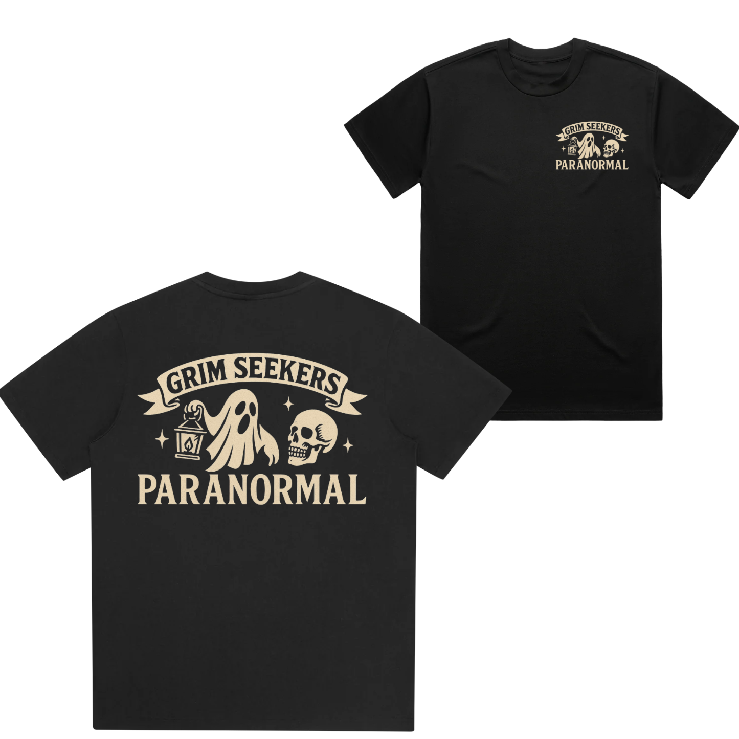 Grim Seekers Paranormal Banner Tee