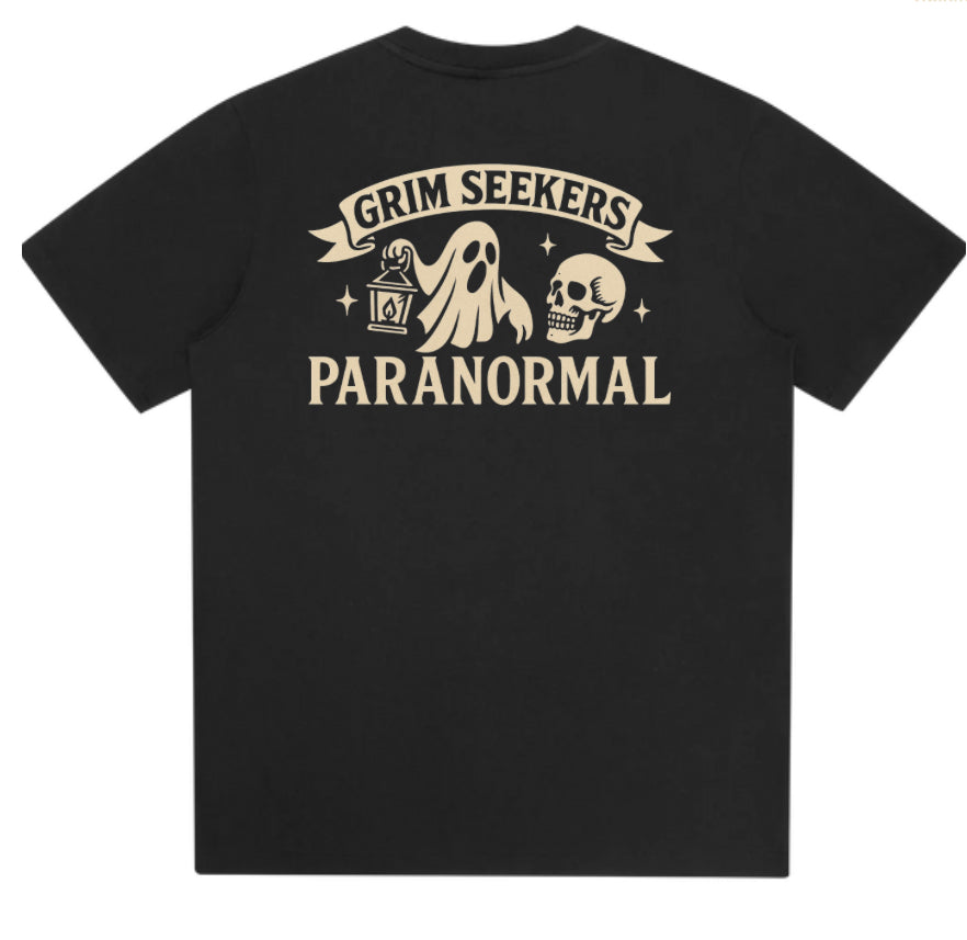 Grim Seekers Paranormal Banner Tee