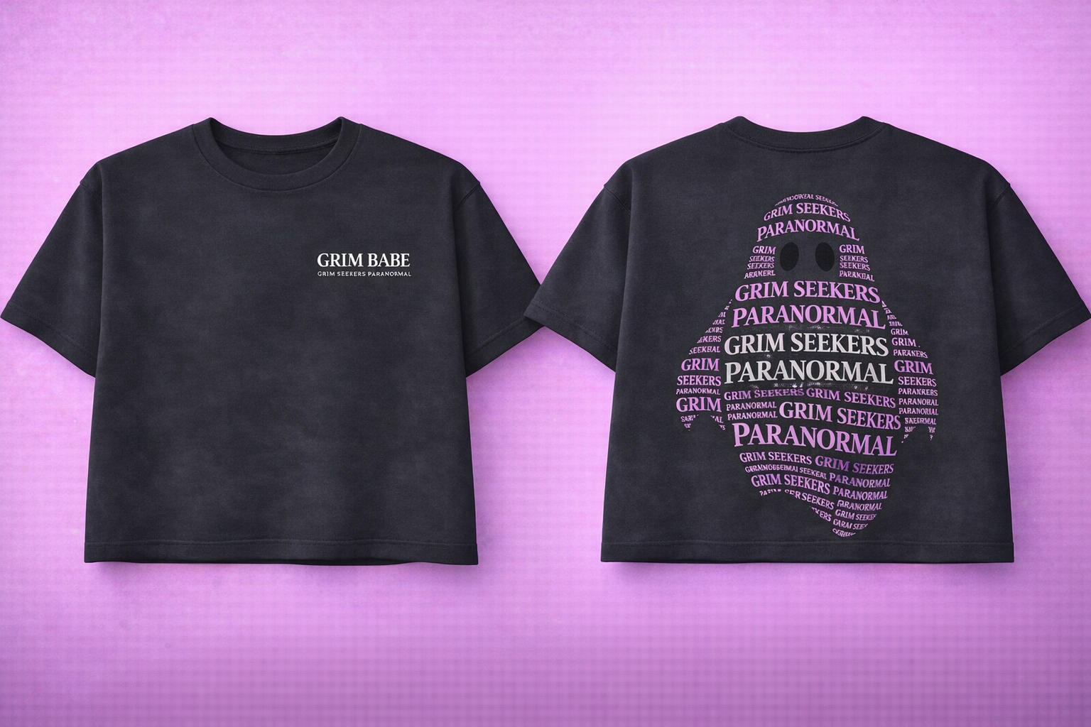Grim Ghost Silhouette Crop